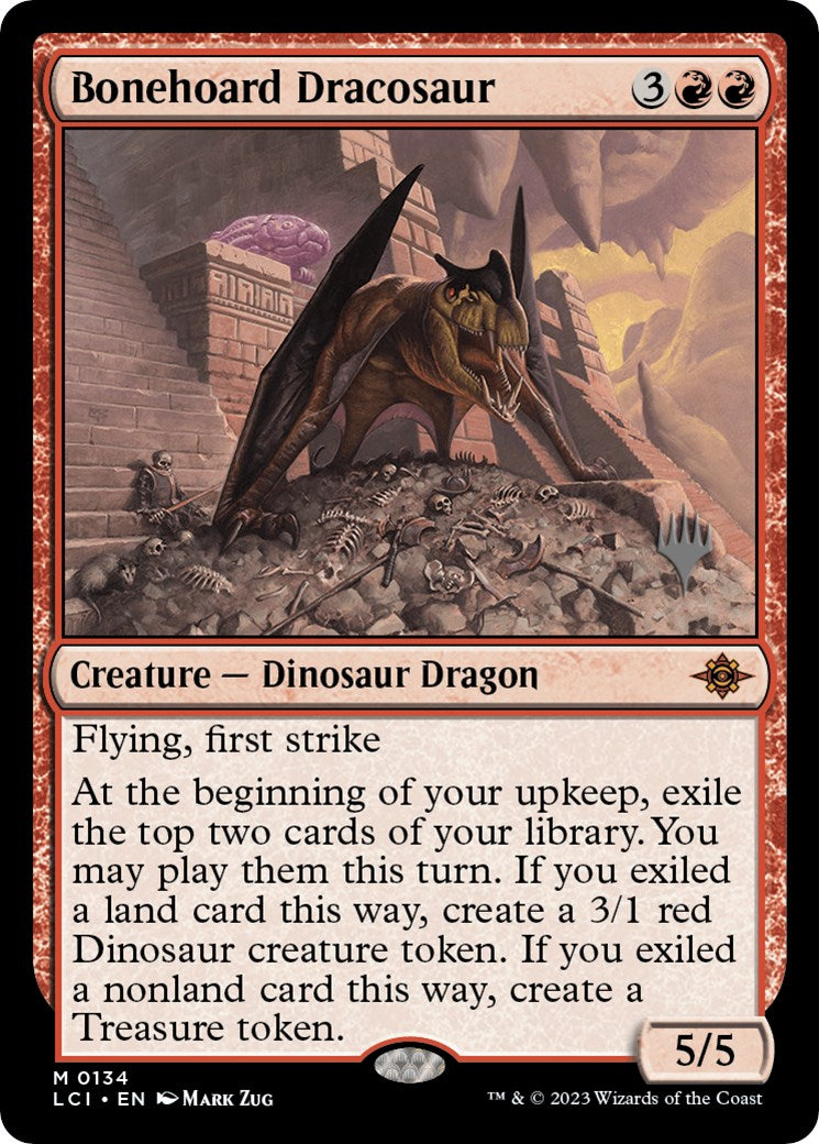 Bonehoard Dracosaur (Promo Pack) [The Lost Caverns of Ixalan Promos] | North Game Den