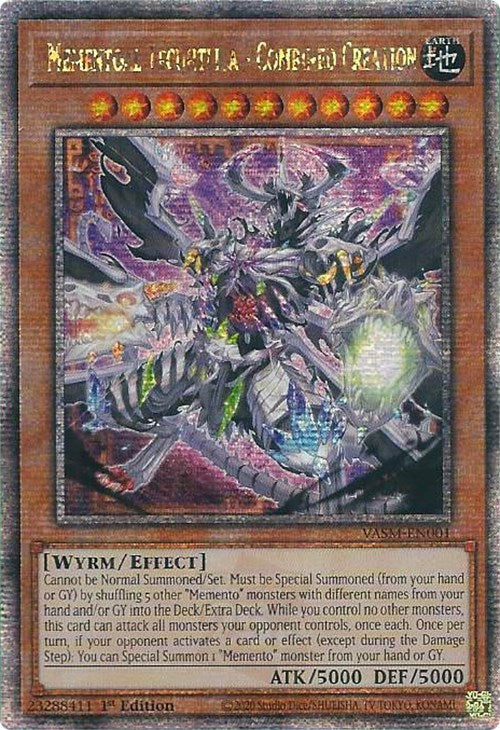Mementoal Tecuhtlica - Combined Creation (Quarter Century Secret Rare) [VASM-EN001] Quarter Century Secret Rare | North Game Den