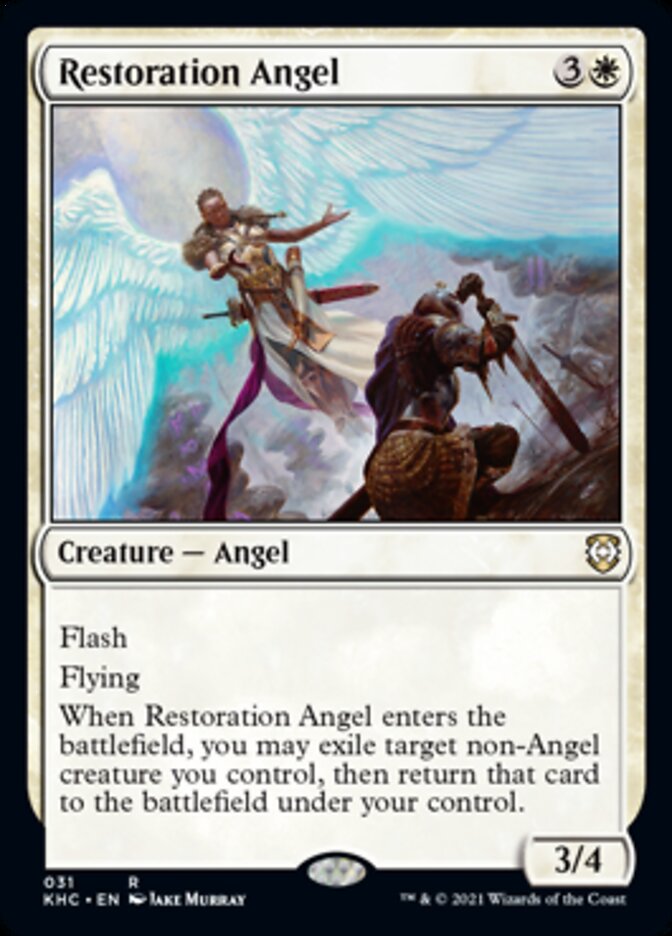 Restoration Angel [Kaldheim Commander] | North Game Den