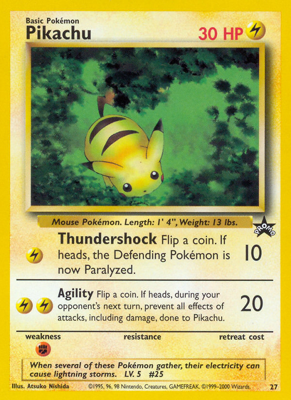 Pikachu (27) [Wizards of the Coast: Black Star Promos] | North Game Den