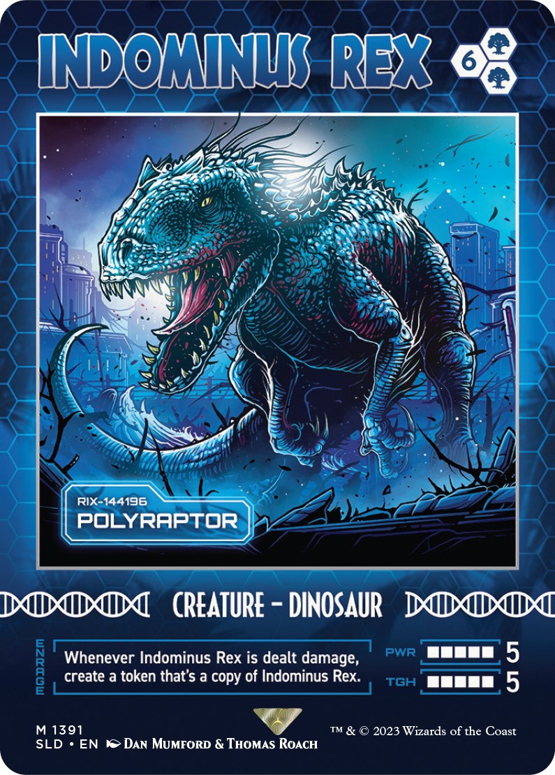 Indominus Rex - Polyraptor [Secret Lair Drop Series] | North Game Den