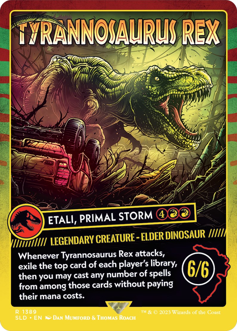 Tyrannosaurus Rex - Etali, Primal Storm [Secret Lair Drop Series] | North Game Den