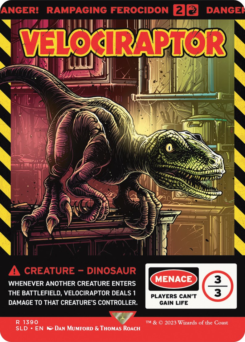 Velociraptor - Rampaging Ferocidon [Secret Lair Drop Series] | North Game Den