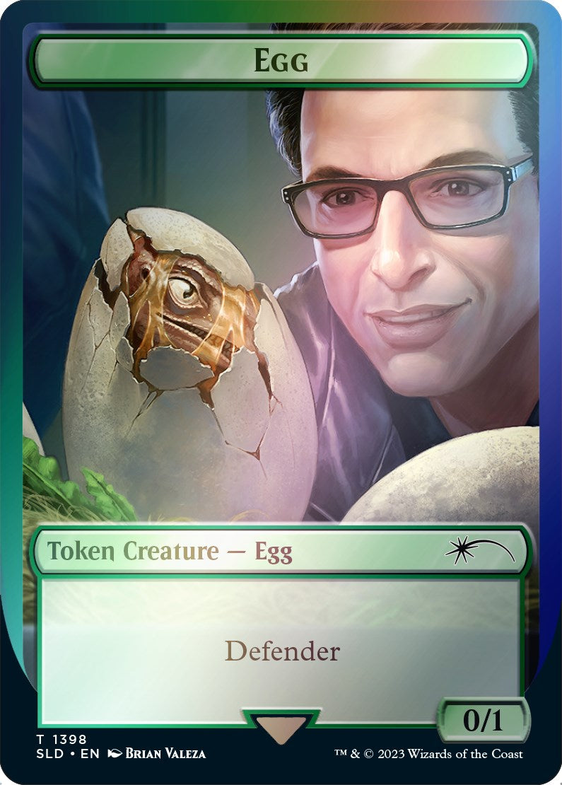 Egg Token (Rainbow Foil) [Secret Lair Drop Series] | North Game Den