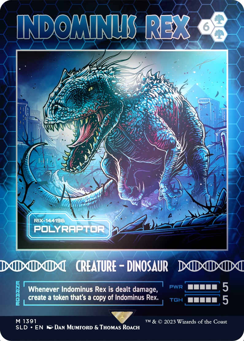 Indominus Rex - Polyraptor (Rainbow Foil) [Secret Lair Drop Series] | North Game Den