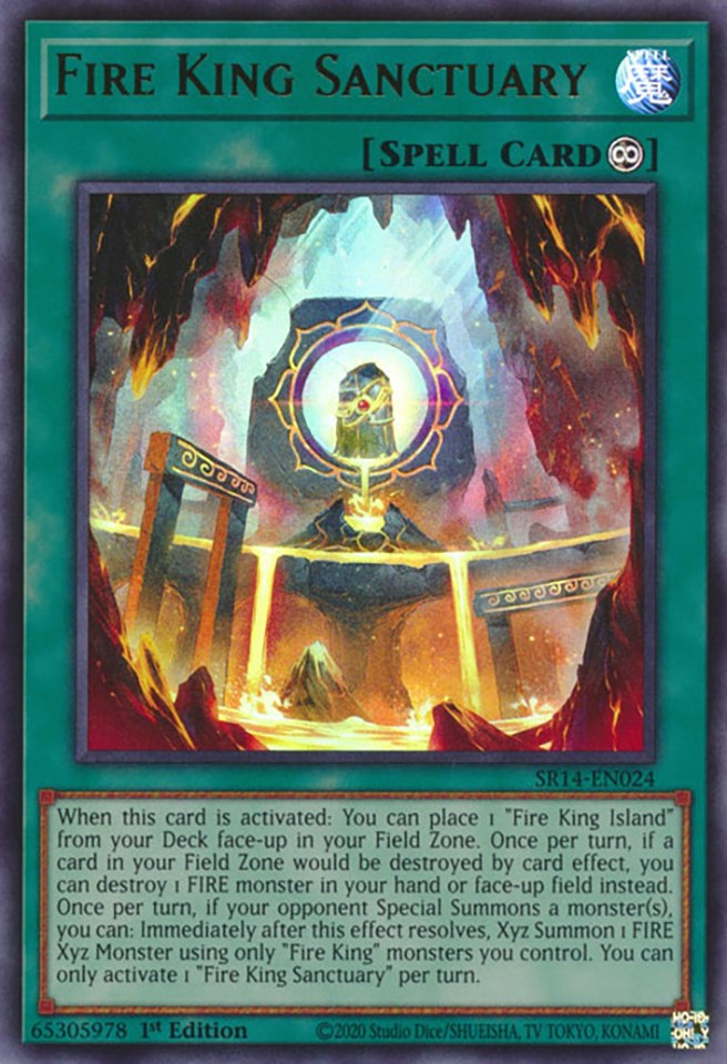 Fire King Sanctuary [SR14-EN024] Ultra Rare | North Game Den