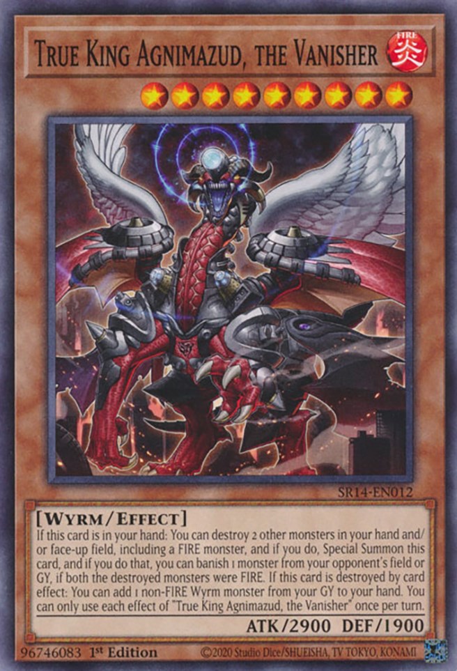 True King Agnimazud, the Vanisher [SR14-EN012] Common | North Game Den