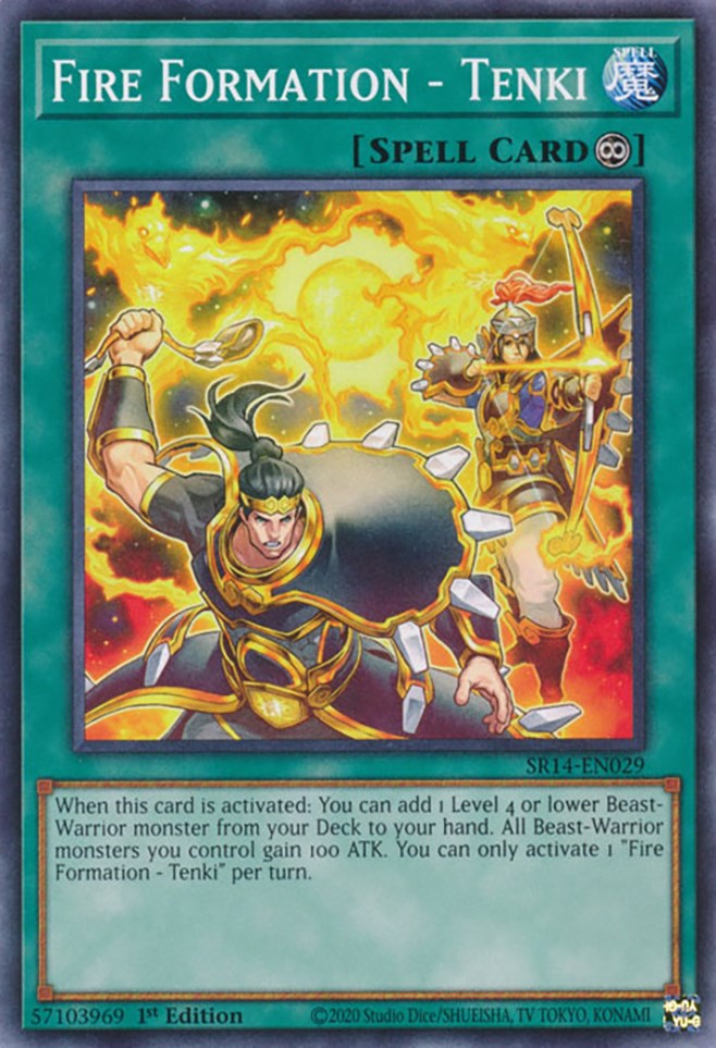 Fire Formation - Tenki [SR14-EN029] Common | North Game Den