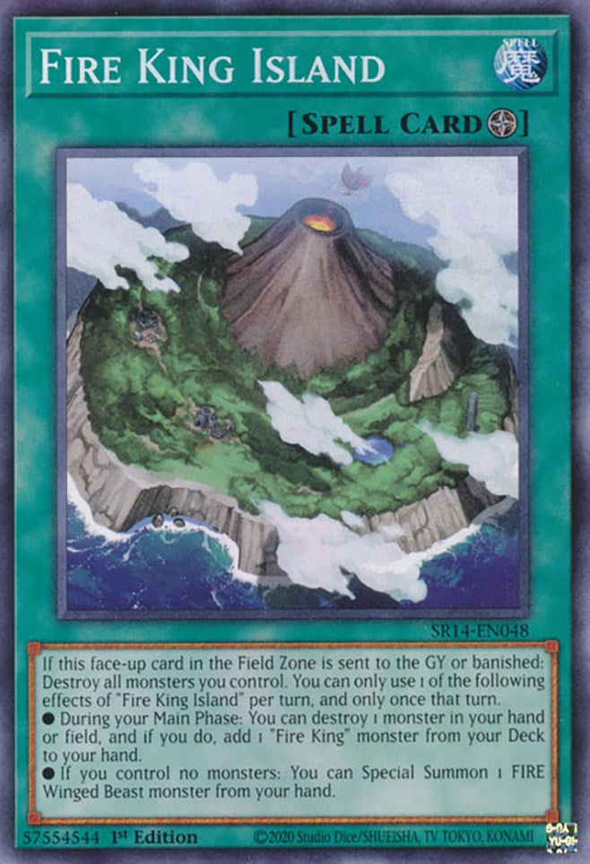Fire King Island [SR14-EN048] Common | North Game Den