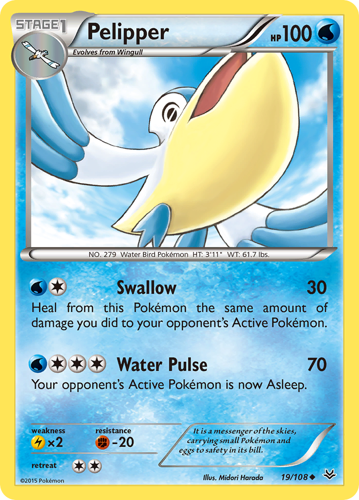 Pelipper (19/108) [XY: Roaring Skies] | North Game Den