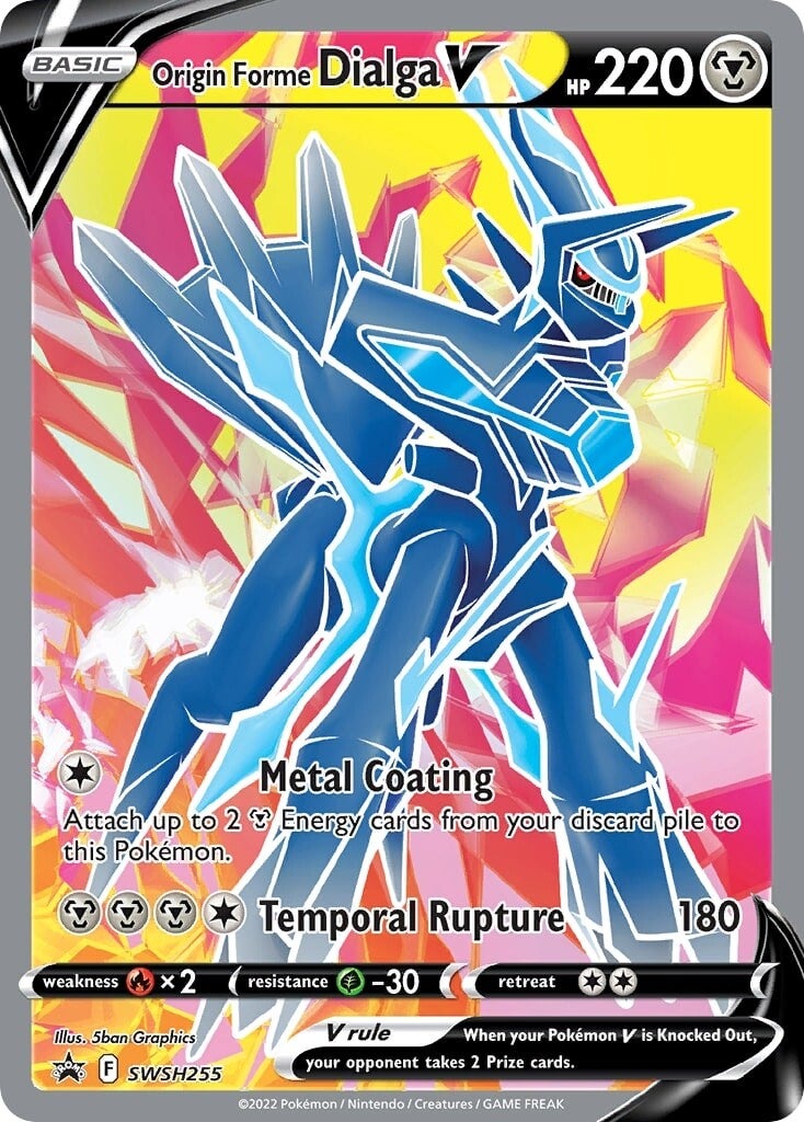 Origin Forme Dialga V (SWSH255) [Sword & Shield: Black Star Promos] | North Game Den