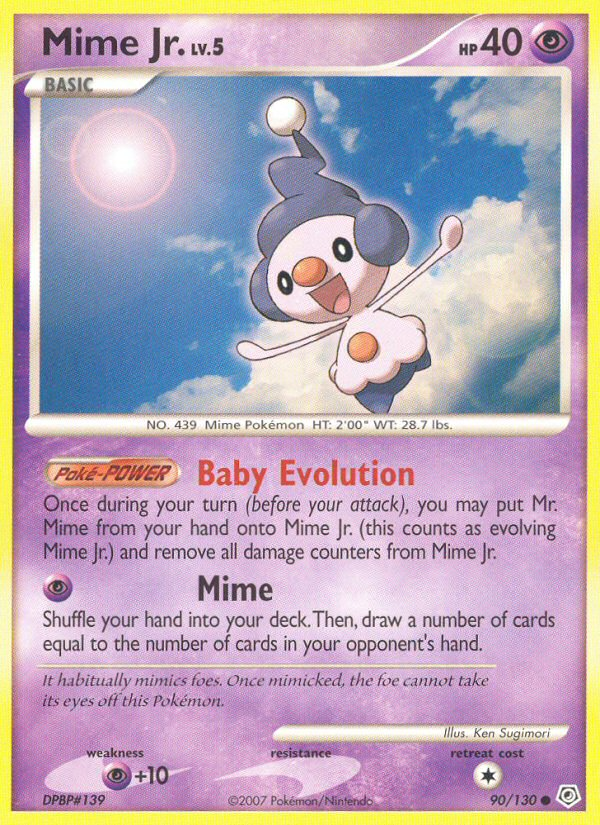 Mime Jr. (90/130) [Diamond & Pearl: Base Set] | North Game Den