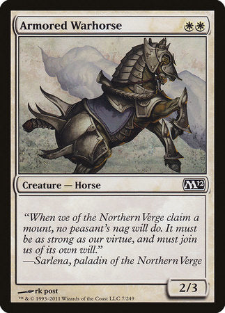 Armored Warhorse [Magic 2012] | North Game Den