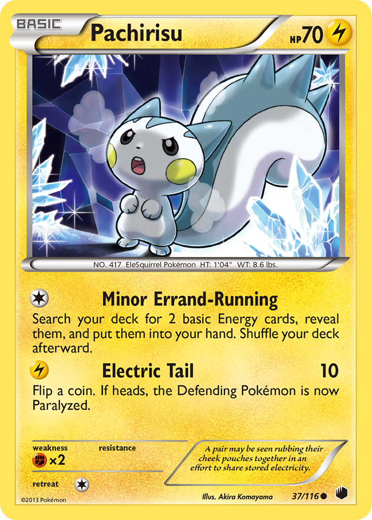 Pachirisu (37/116) [Black & White: Plasma Freeze] | North Game Den