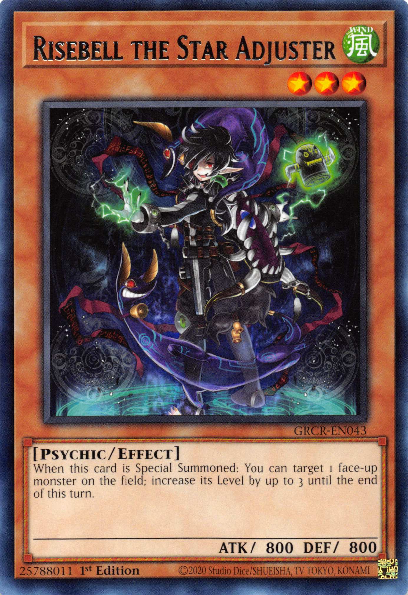 Risebell the Star Adjuster [GRCR-EN043] Rare | North Game Den