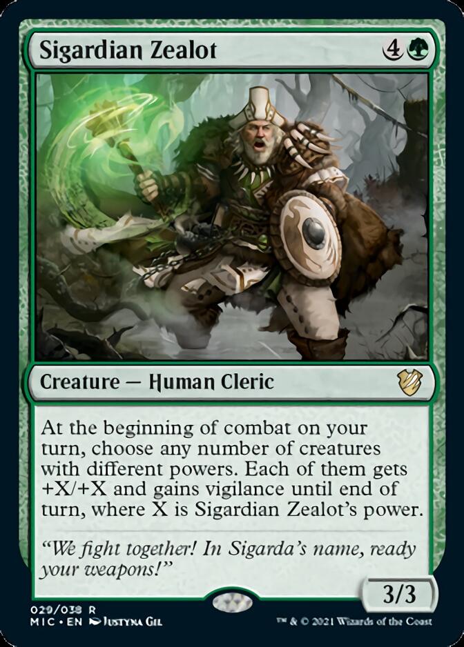 Sigardian Zealot [Innistrad: Midnight Hunt Commander] | North Game Den