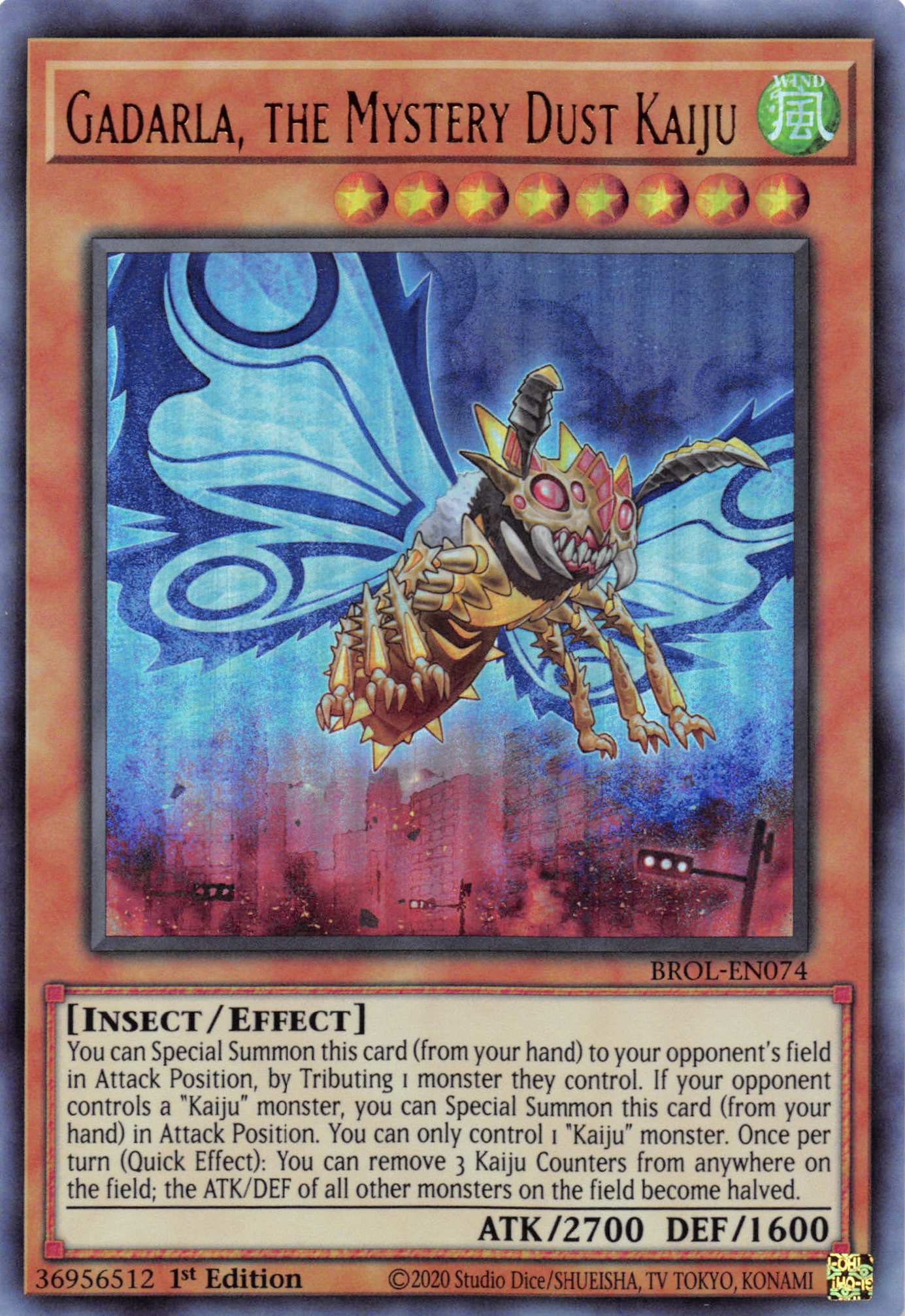 Gadarla, the Mystery Dust Kaiju [BROL-EN074] Ultra Rare | North Game Den