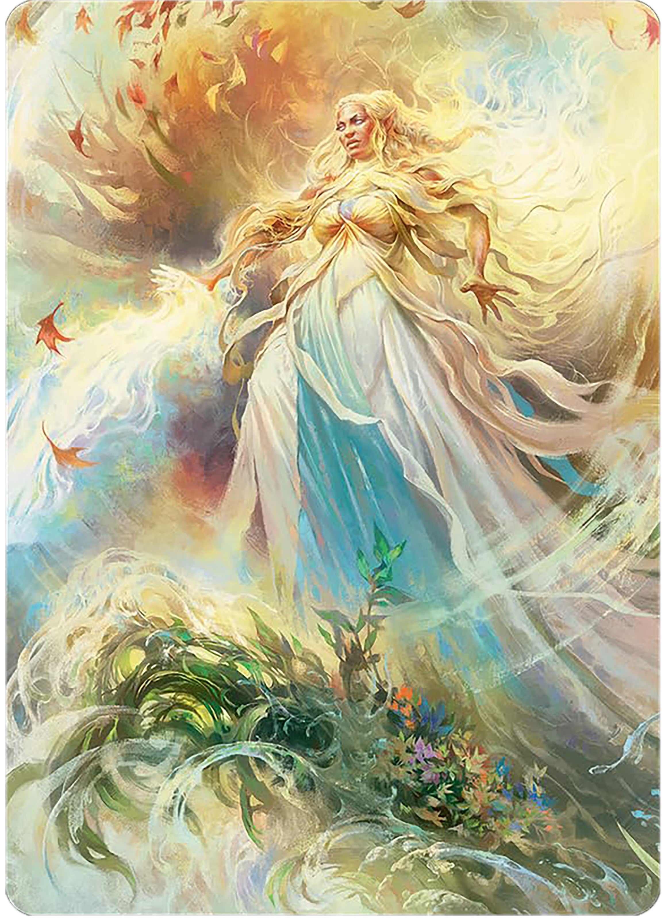 Galadriel, Light of Valinor Art Card [The Lord of the Rings: Tales of Middle-earth Art Series] | North Game Den