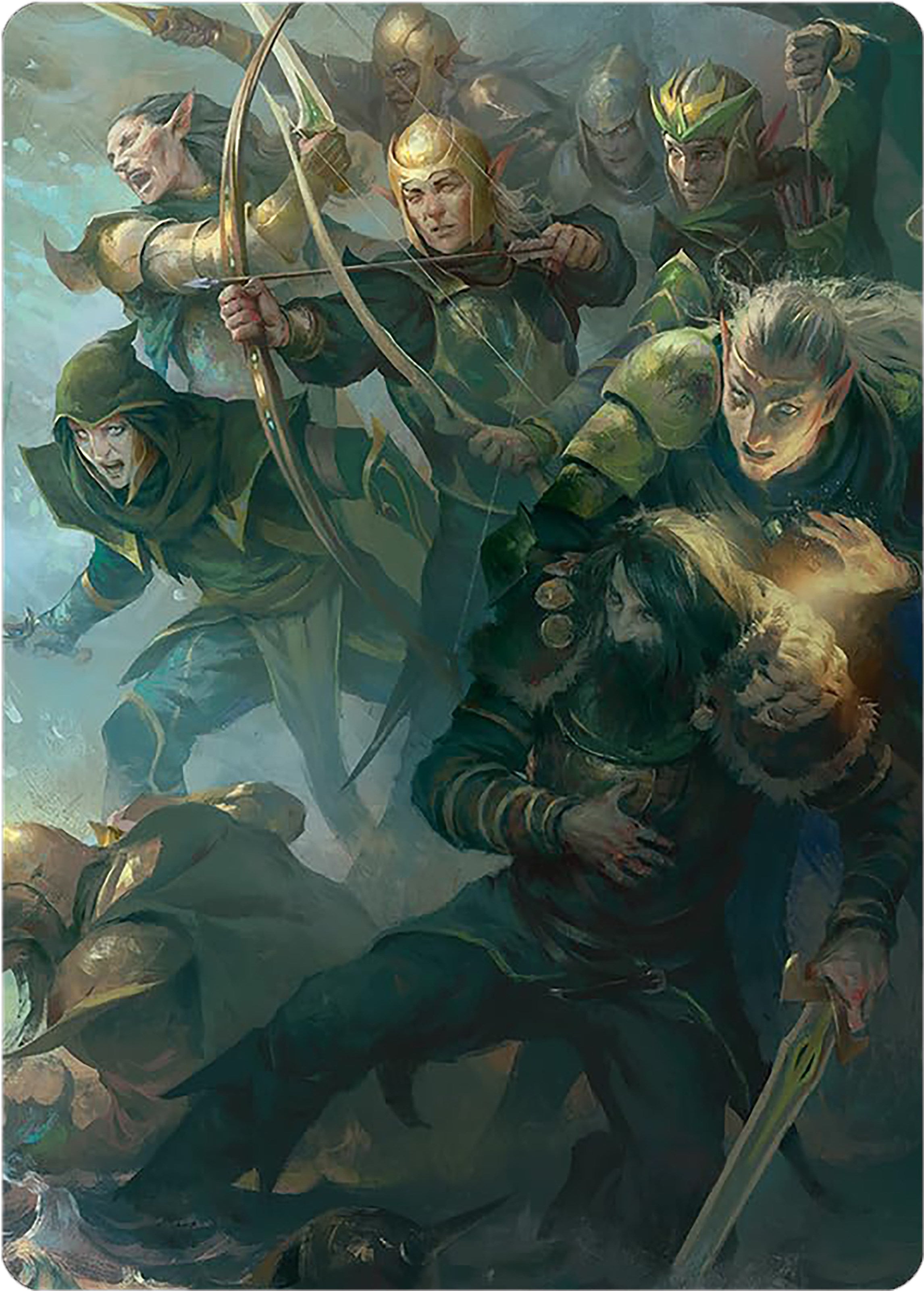 Galadhrim Brigade Art Card [The Lord of the Rings: Tales of Middle-earth Art Series] | North Game Den
