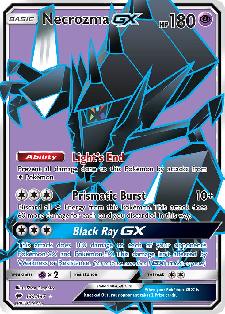 Necrozma GX (134/147) [Sun & Moon: Burning Shadows] | North Game Den