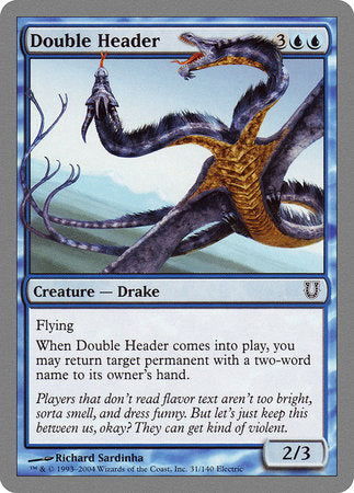 Double Header [Unhinged] | North Game Den