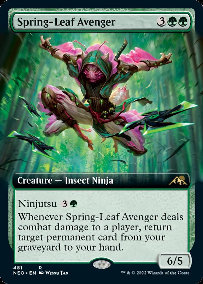 Spring-Leaf Avenger (Extended) [Kamigawa: Neon Dynasty] | North Game Den