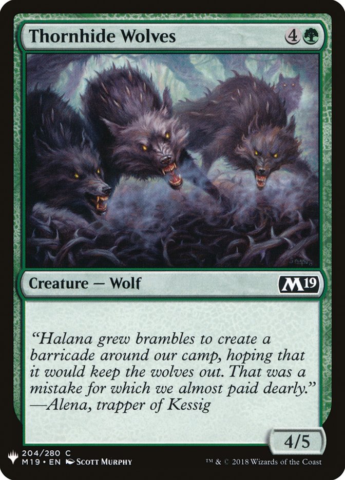 Thornhide Wolves [Mystery Booster] | North Game Den