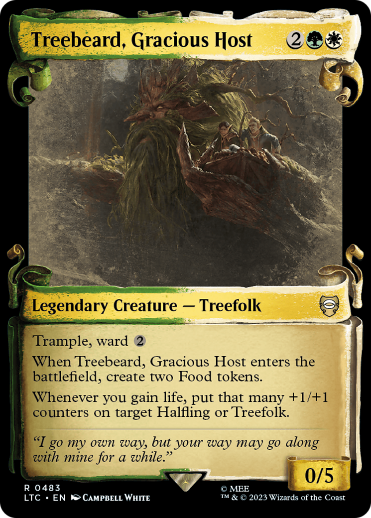 Treebeard, Gracious Host [The Lord of the Rings: Tales of Middle-Earth Commander Showcase Scrolls] | North Game Den
