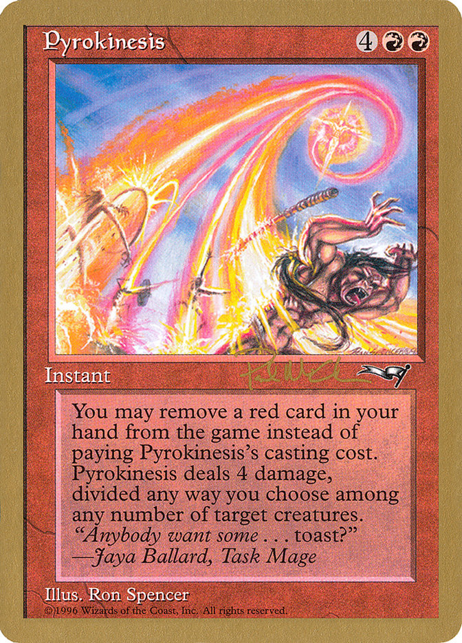 Pyrokinesis (Paul McCabe) [World Championship Decks 1997] | North Game Den
