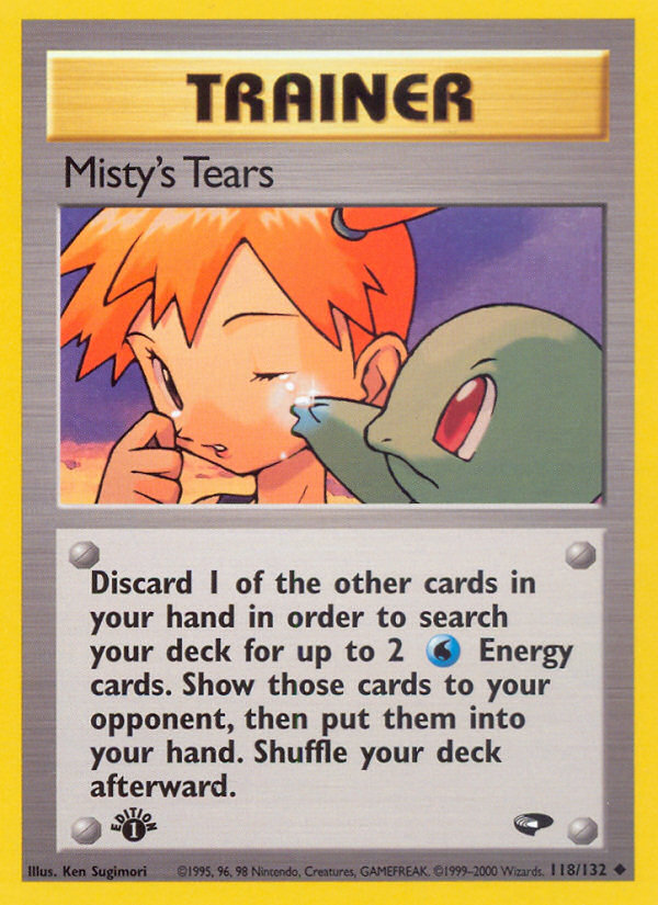 Misty's Tears (118/132) [Gym Challenge 1st Edition] | North Game Den