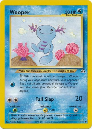 Wooper (71/75) [Neo Discovery Unlimited] | North Game Den