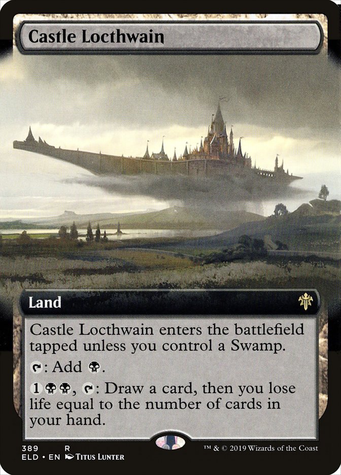Castle Locthwain (Extended Art) [Throne of Eldraine] | North Game Den