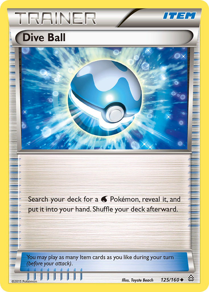 Dive Ball (125/160) [XY: Primal Clash] | North Game Den