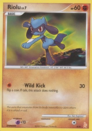 Riolu (6/61) [Diamond & Pearl: Trainer Kit - Lucario] | North Game Den