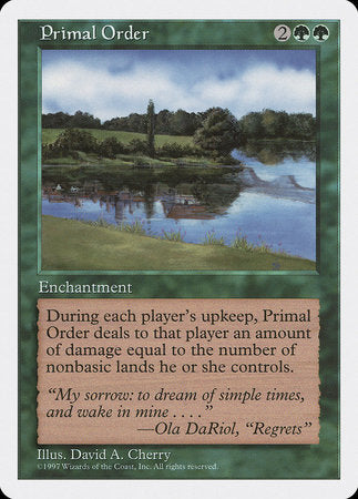 Primal Order [Fifth Edition] | North Game Den