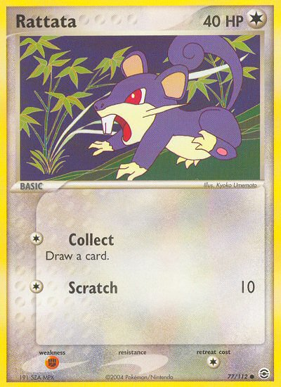 Rattata (77/112) [EX: FireRed & LeafGreen] | North Game Den