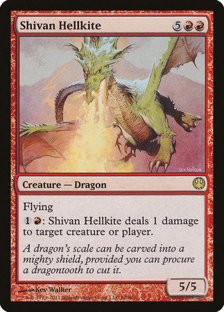 Shivan Hellkite [Duel Decks: Knights vs. Dragons] | North Game Den