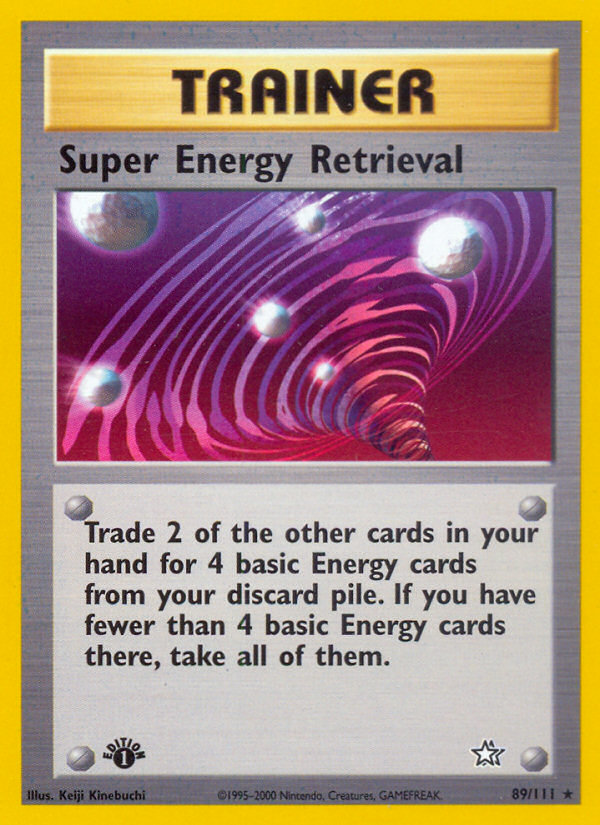 Super Energy Retrieval (89/111) [Neo Genesis 1st Edition] | North Game Den