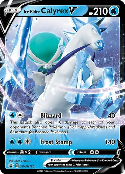 Ice Rider Calyrex V (SWSH130) [Sword & Shield: Black Star Promos] | North Game Den