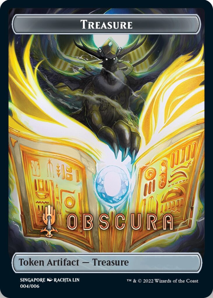 Treasure Token (Obscura) (Southeast Asia Artists) [Streets of New Capenna Tokens] | North Game Den