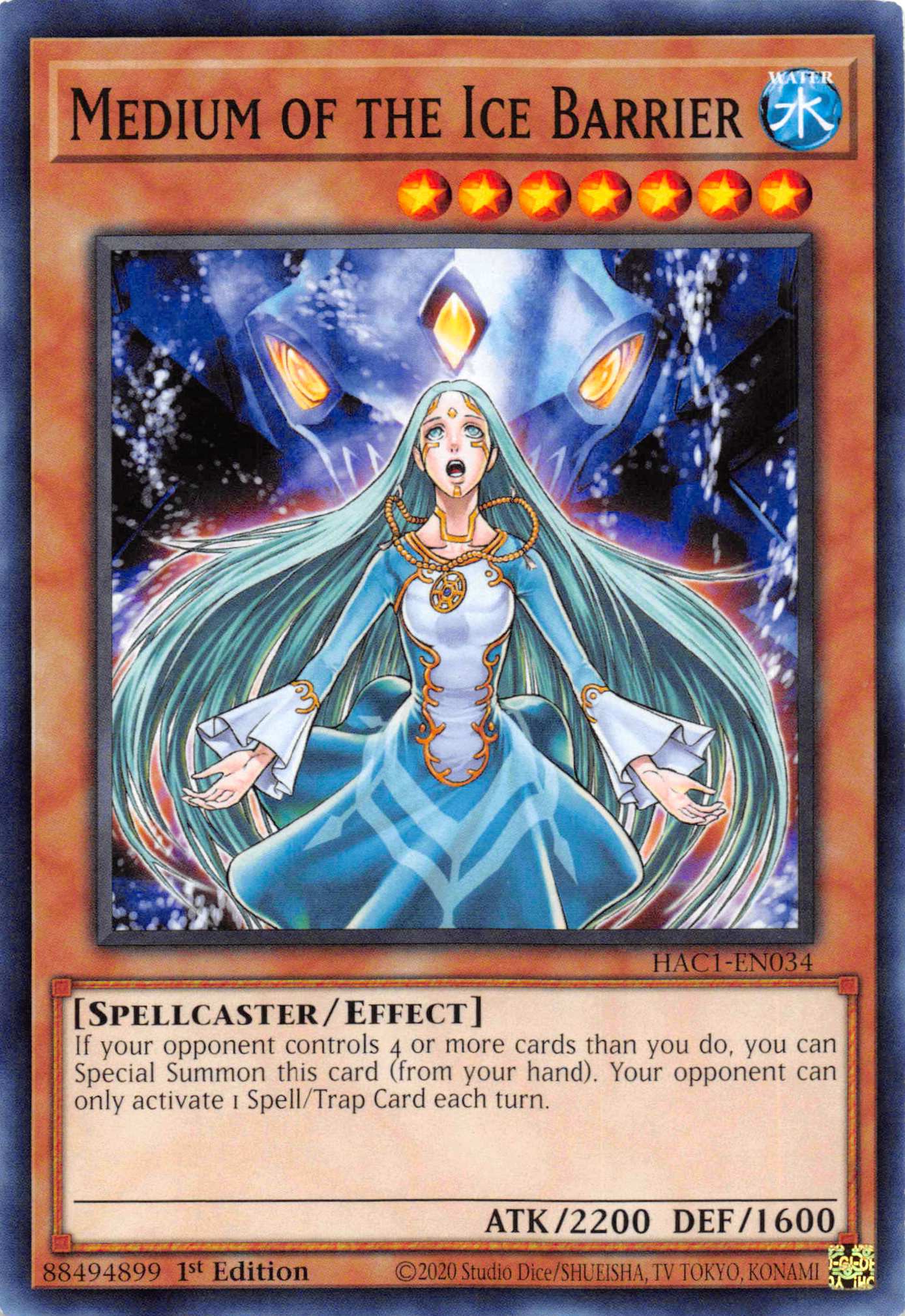 Medium of the Ice Barrier (Duel Terminal) [HAC1-EN034] Parallel Rare | North Game Den