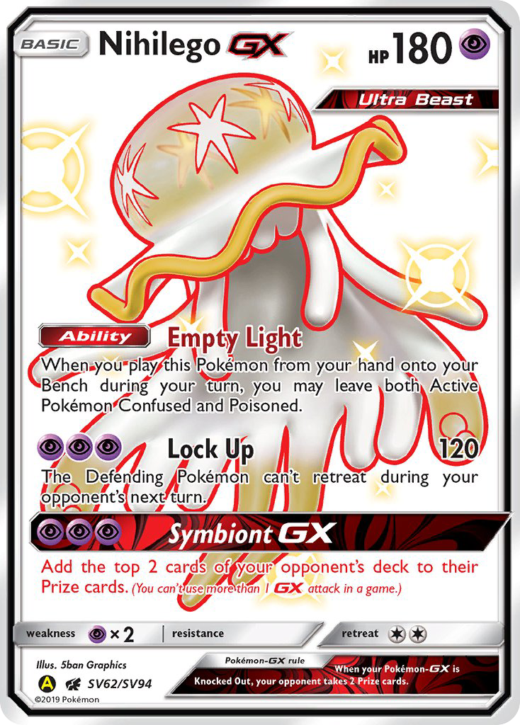 Nihilego GX (SV62/SV94) [Sun & Moon: Hidden Fates - Shiny Vault] | North Game Den