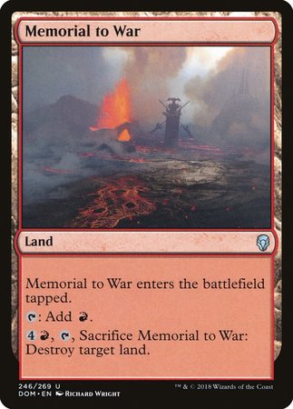 Memorial to War [Dominaria] | North Game Den