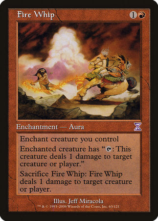 Fire Whip [Time Spiral Timeshifted] | North Game Den