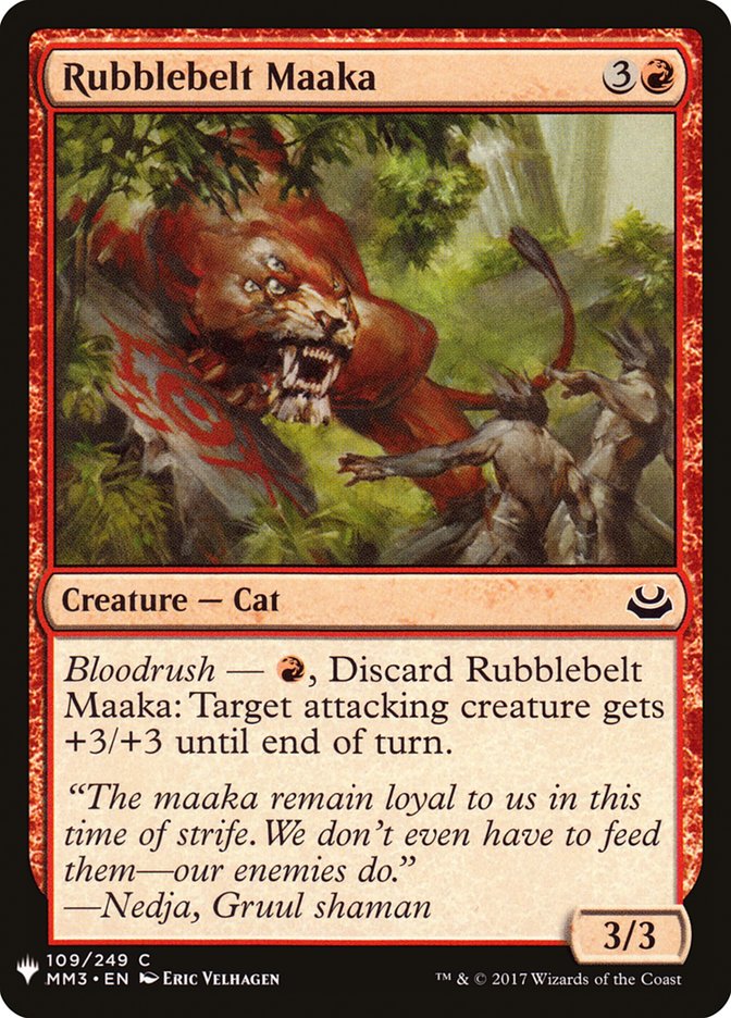 Rubblebelt Maaka [Mystery Booster] | North Game Den