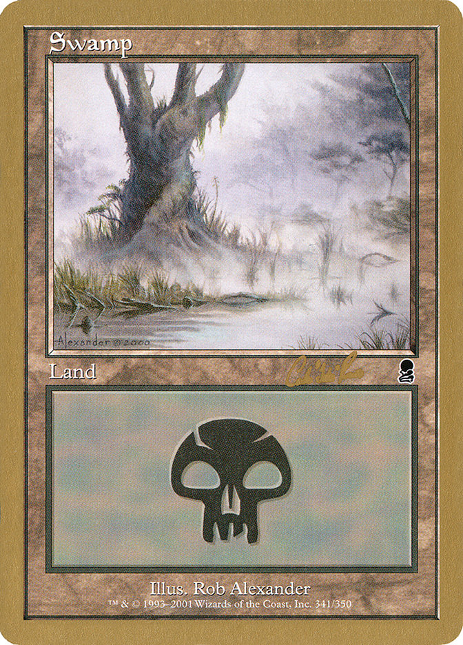 Swamp (cr341) (Carlos Romao) [World Championship Decks 2002] | North Game Den