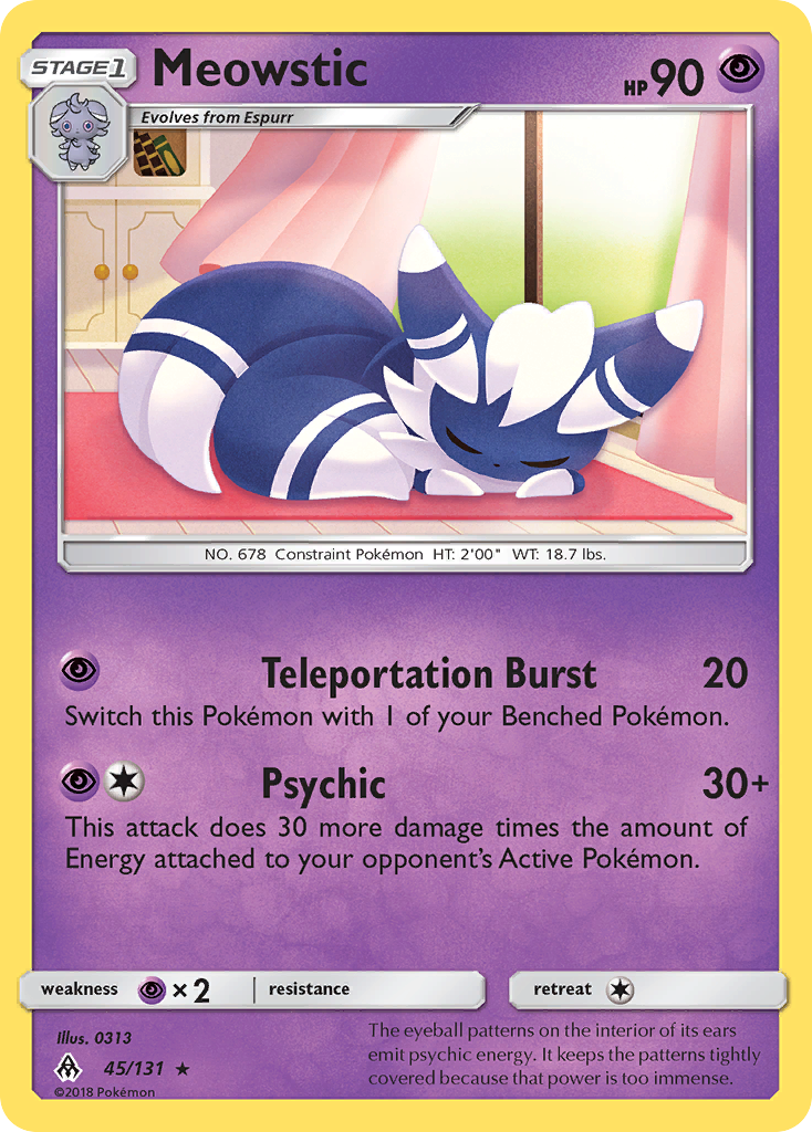 Meowstic (45/131) [Sun & Moon: Forbidden Light] | North Game Den