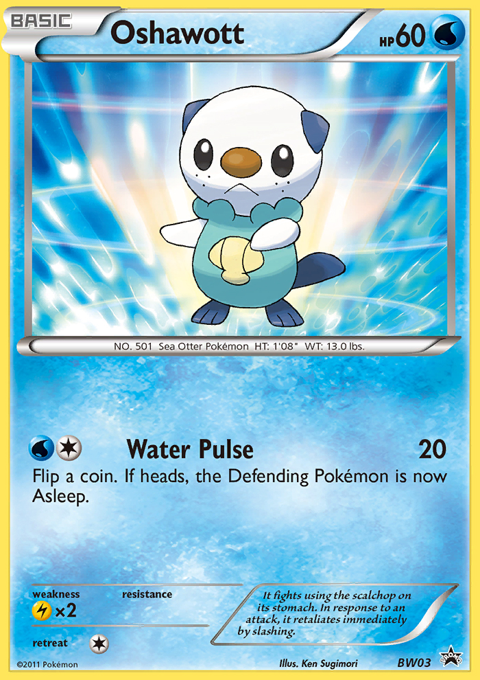 Oshawott (BW03) [Black & White: Black Star Promos] | North Game Den