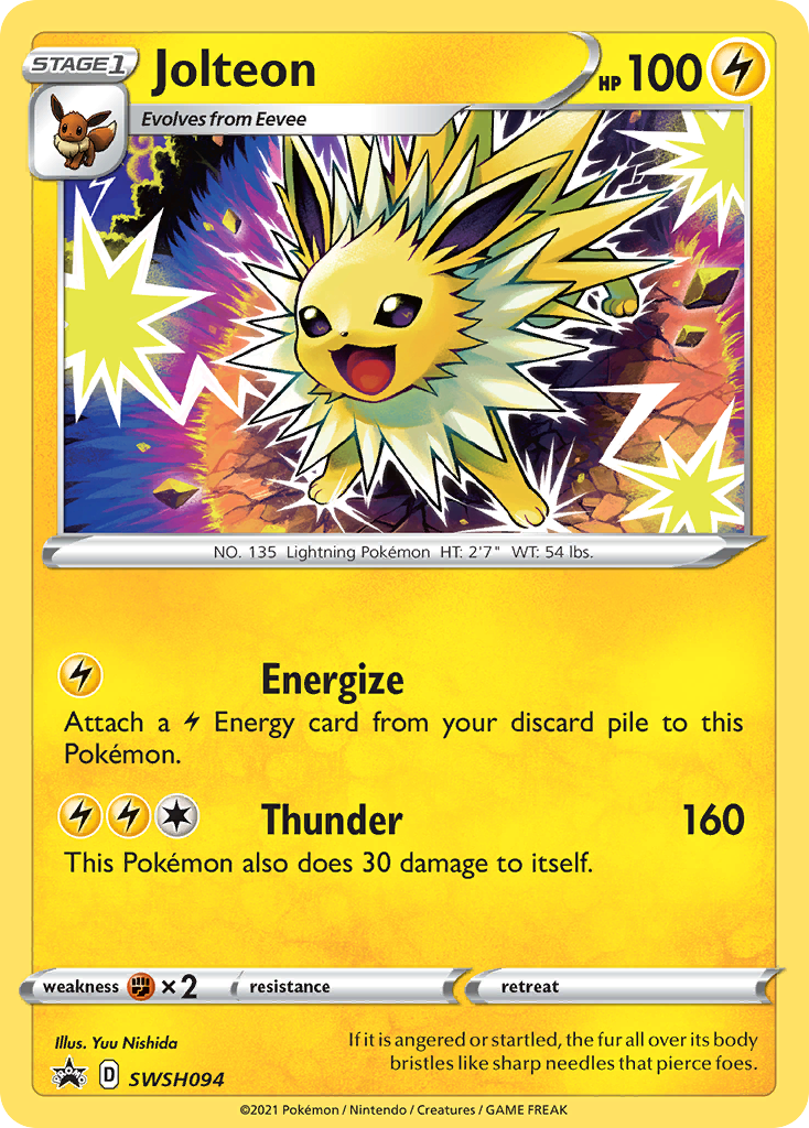 Jolteon (SWSH094) [Sword & Shield: Black Star Promos] | North Game Den