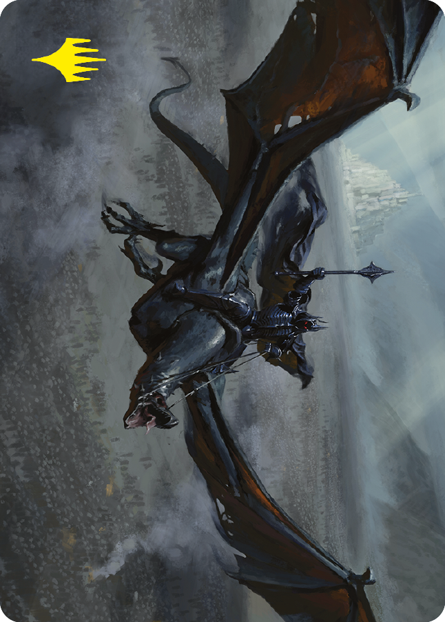 Lord of the Nazgul Art Card (Gold-Stamped Signature) [The Lord of the Rings: Tales of Middle-earth Art Series] | North Game Den